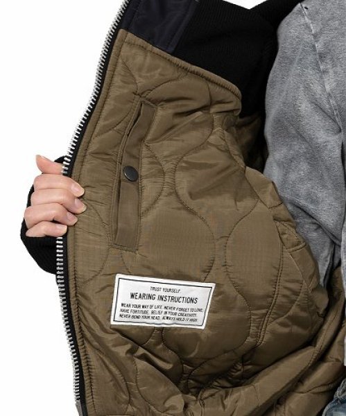 画像9: Maison MIHARA YASUHIRO　Reversed Front Flight Jacket (9)