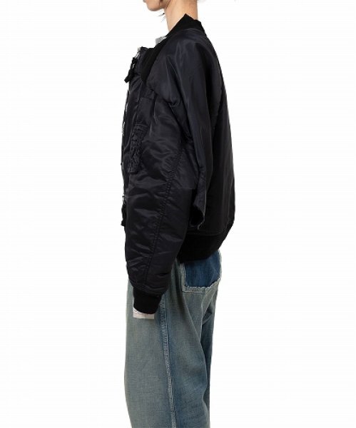 画像4: Maison MIHARA YASUHIRO　Reversed Front Flight Jacket (4)