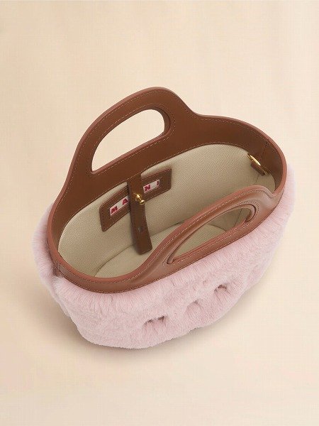 画像5: MARNI ピンク Tropicalia マイクロバッグ トリム付き (5)