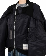 画像7: Maison MIHARA YASUHIRO　Reversed Front Flight Jacket (7)