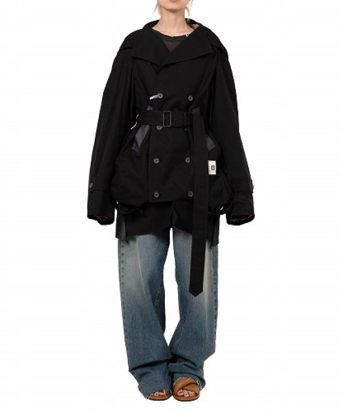 画像3: Maison MIHARA YASUHIRO　Reversed Front Trench Coat (3)