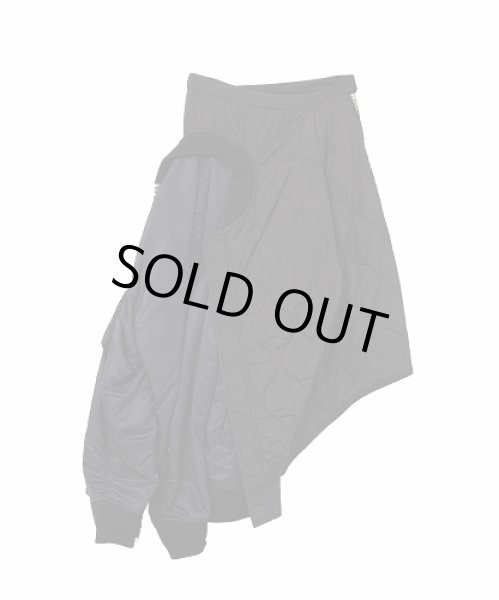 画像2: Maison MIHARA YASUHIRO　Transform Flight Jacket Skirt (2)