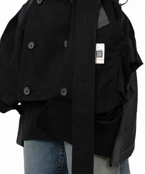 画像9: Maison MIHARA YASUHIRO　Reversed Front Trench Coat (9)