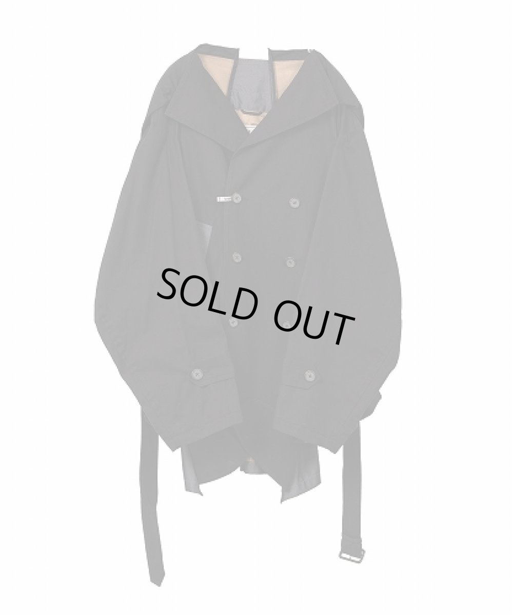 画像1: Maison MIHARA YASUHIRO　Reversed Front Trench Coat (1)