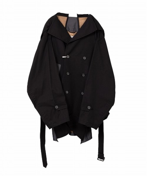 画像1: Maison MIHARA YASUHIRO　Reversed Front Trench Coat (1)