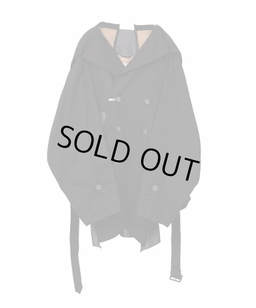 画像1: Maison MIHARA YASUHIRO　Reversed Front Trench Coat (1)