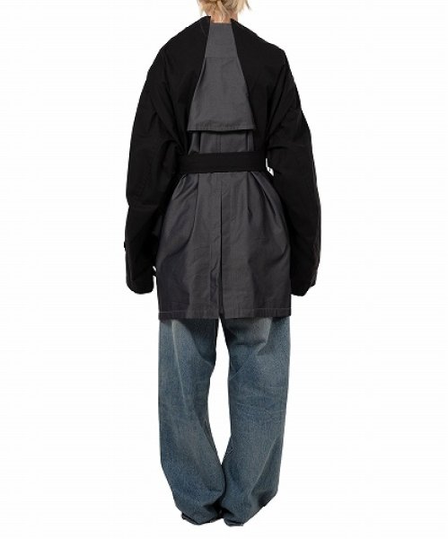 画像5: Maison MIHARA YASUHIRO　Reversed Front Trench Coat (5)