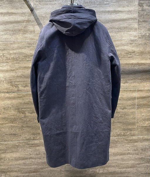 画像4: FRANK LEDER  HEAVY COTTON GABADINE HOODIE COAT (4)