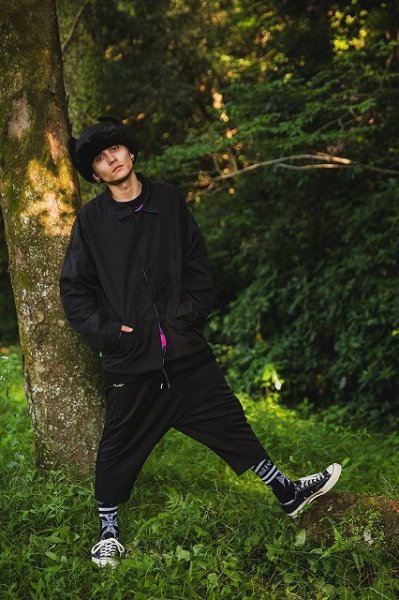 画像6: MAYO IRON CROSS EMBROIDERY REVERSIBLE COACH JKT BLACK x NAVY (6)