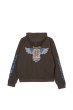 画像2: MAYO FORGET ME NOT EMBROIDERY ZIPUP HOODIE CHARCOAL (2)
