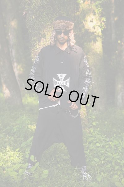 画像6: MAYO IRON CROSS EMBROIDERY REVERSIBLE COACH JKT BLACK x ORANGE (6)