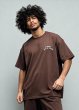 画像3: ALWAYS OUT OF STOCK　BASIC LOGO S/S TEE BROWN x OFF WHITE (3)