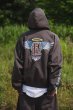 画像4: MAYO FORGET ME NOT EMBROIDERY ZIPUP HOODIE CHARCOAL (4)