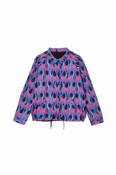 画像3: MAYO IRON CROSS EMBROIDERY REVERSIBLE COACH JKT BLACK x NAVY (3)