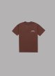 画像1: ALWAYS OUT OF STOCK　BASIC LOGO S/S TEE BROWN x OFF WHITE (1)