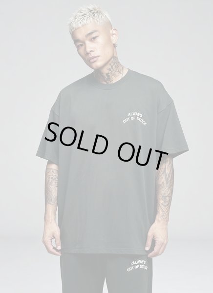 画像3: ALWAYS OUT OF STOCK　BASIC LOGO S/S TEE OLIVE x OFF WHITE (3)