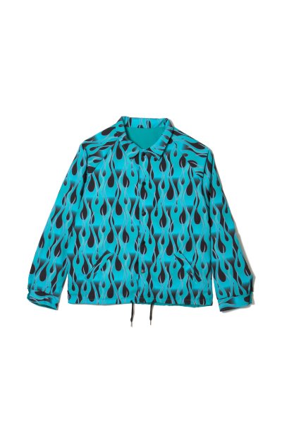 画像3: MAYO IRON CROSS EMBROIDERY REVERSIBLE COACH JKT KINMIYA BLUE (3)