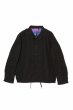 画像1: MAYO IRON CROSS EMBROIDERY REVERSIBLE COACH JKT BLACK x NAVY (1)