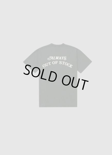 画像2: ALWAYS OUT OF STOCK　BASIC LOGO S/S TEE OLIVE x OFF WHITE (2)