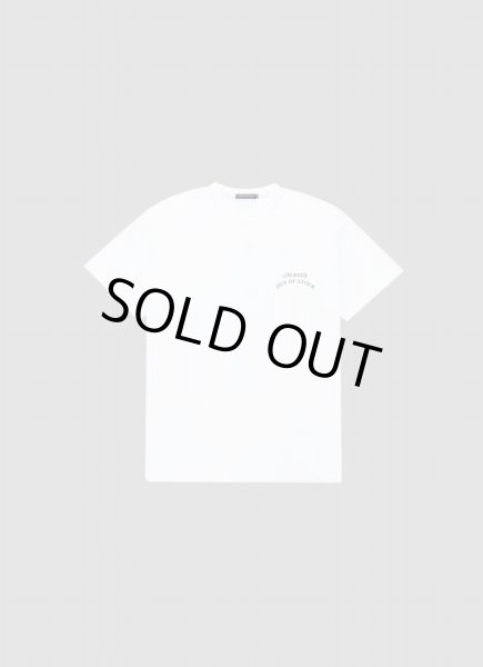 画像1: ALWAYS OUT OF STOCK　FLORAL BASIC LOGO S/S TEE-WHITE (1)