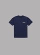 画像1: ALWAYS OUT OF STOCK　BASIC LOGO S/S TEE NAVY x OFF WHITE (1)