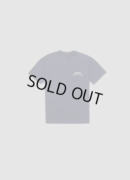 画像1: ALWAYS OUT OF STOCK　BASIC LOGO S/S TEE NAVY x OFF WHITE (1)