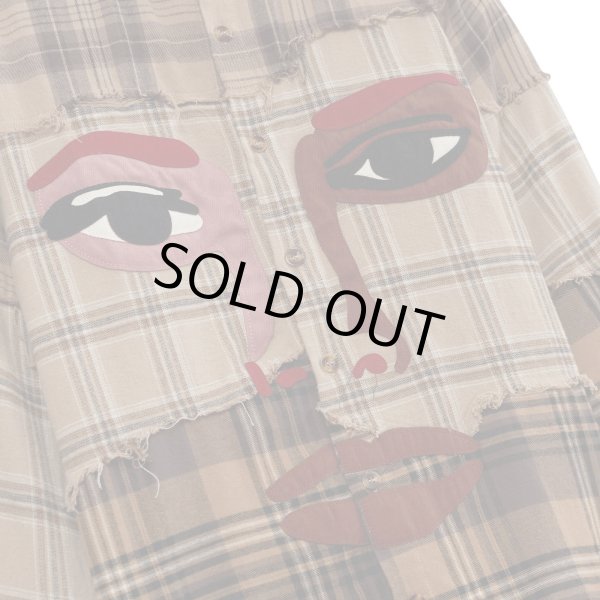 画像3: KIDSUPER Face Patchwork Flannel (3)