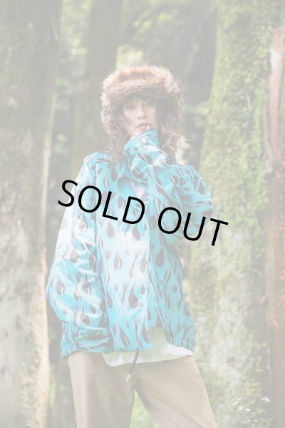 画像6: MAYO IRON CROSS EMBROIDERY REVERSIBLE COACH JKT KINMIYA BLUE (6)