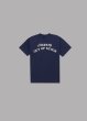画像2: ALWAYS OUT OF STOCK　BASIC LOGO S/S TEE NAVY x OFF WHITE (2)
