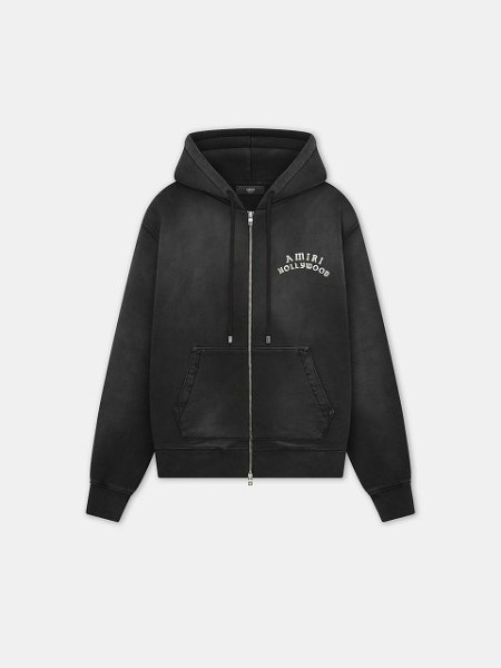 画像1: AMIRI HOLLYWOOD ZIP HOODIE (1)