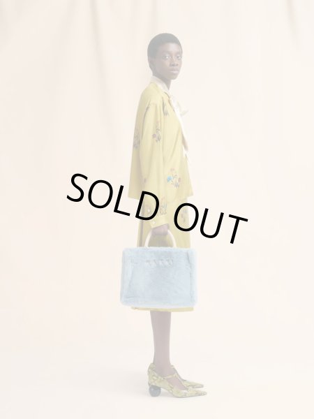 画像6: MARNI フェイクファー バスケットショッパー (6)