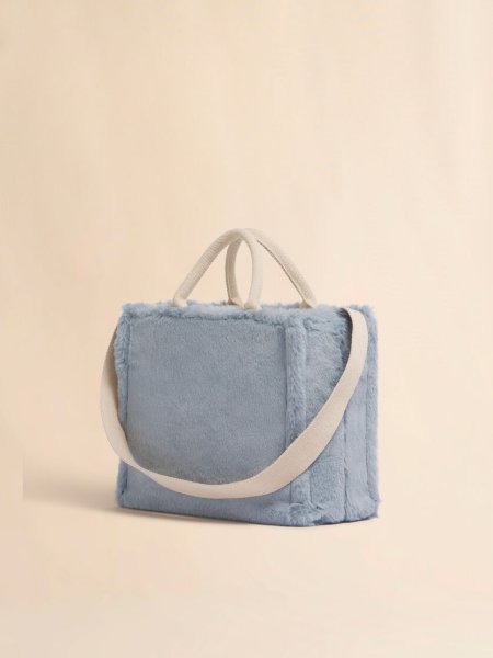 画像2: MARNI フェイクファー バスケットショッパー (2)