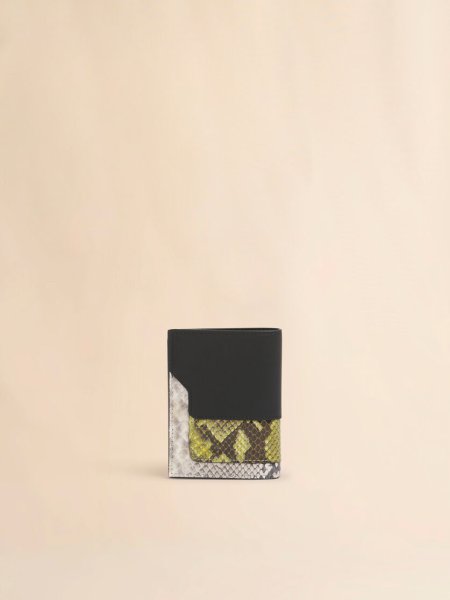 画像2: MARNI レザー製二つ折りウォレット (2)