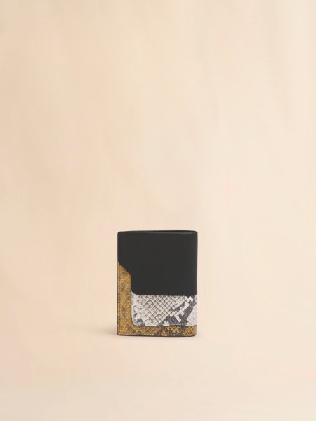 画像2: MARNI レザー製二つ折りウォレット (2)