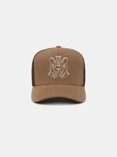 画像1: AMIRI MA OUTLINE TRUCKER HAT (1)