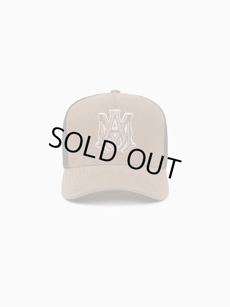 画像1: AMIRI MA OUTLINE TRUCKER HAT (1)