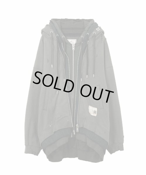 画像1: Maison MIHARA YASUHIRO　Triple Layered Zip-up Hoodie (1)
