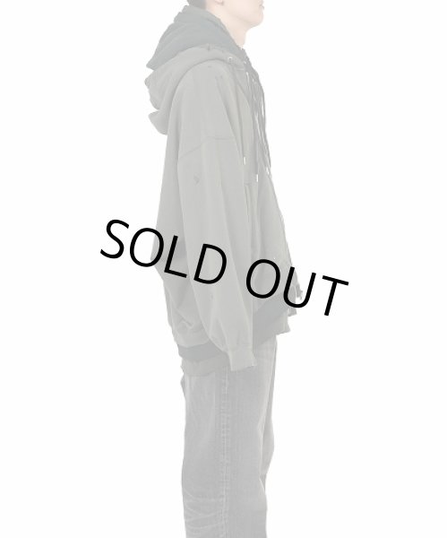 画像6: Maison MIHARA YASUHIRO　Triple Layered Zip-up Hoodie (6)