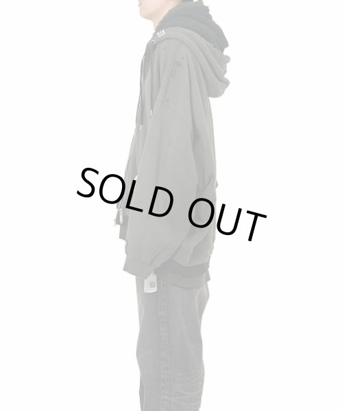 画像4: Maison MIHARA YASUHIRO　Triple Layered Zip-up Hoodie (4)