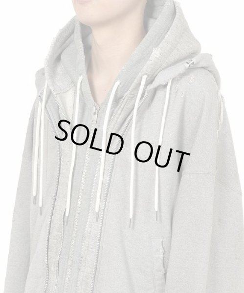 画像7: Maison MIHARA YASUHIRO　Triple Layered Zip-up Hoodie (7)