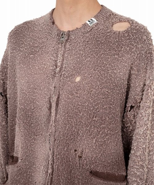 画像6: Maison MIHARA YASUHIRO　Sun Faded Like Knit Cardigan Brown (6)