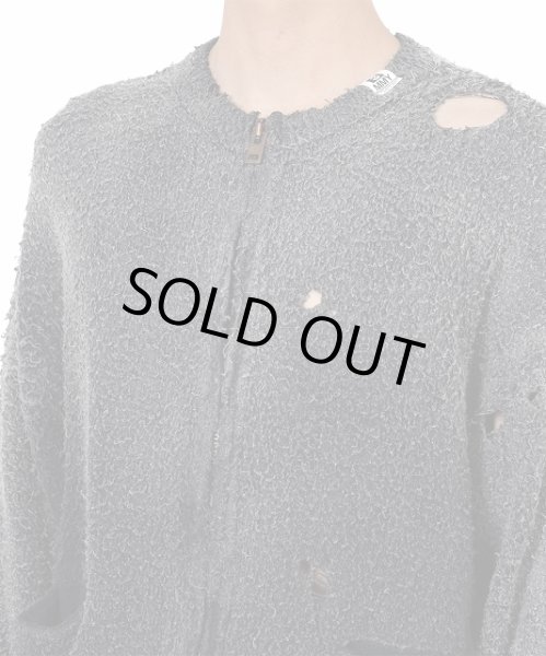 画像6: Maison MIHARA YASUHIRO　Sun Faded Like Knit Cardigan Black (6)