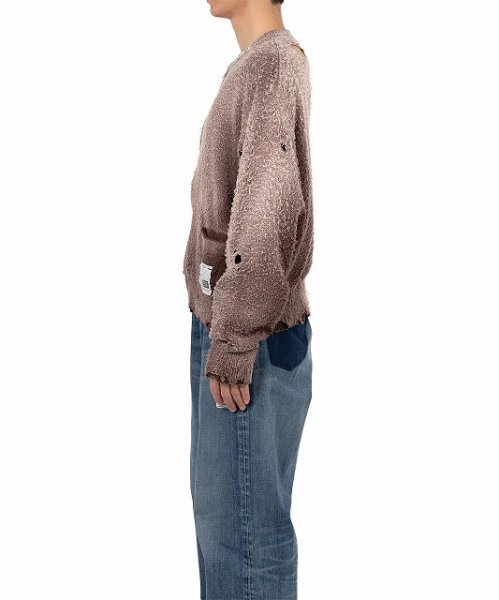 画像5: Maison MIHARA YASUHIRO　Sun Faded Like Knit Cardigan Brown (5)
