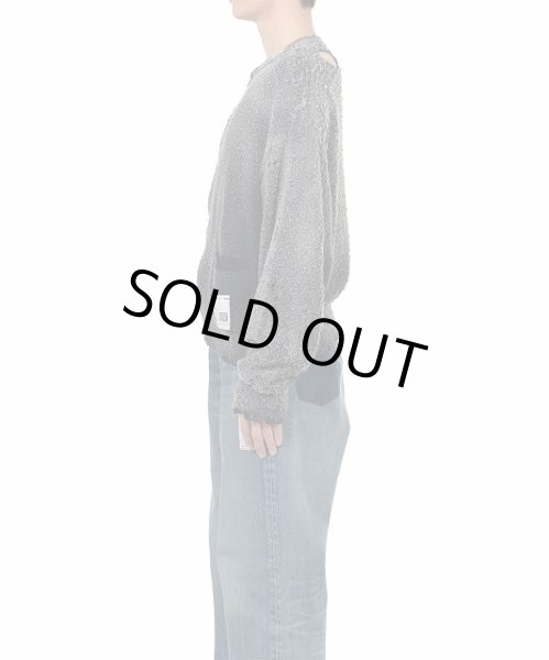 画像5: Maison MIHARA YASUHIRO　Sun Faded Like Knit Cardigan Black (5)