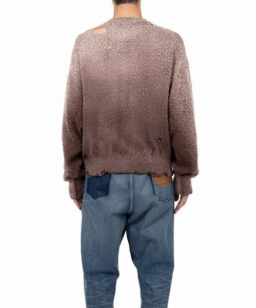 画像4: Maison MIHARA YASUHIRO　Sun Faded Like Knit Cardigan Brown (4)
