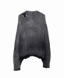 画像2: Maison MIHARA YASUHIRO　Sun Faded Like Knit Cardigan Black (2)