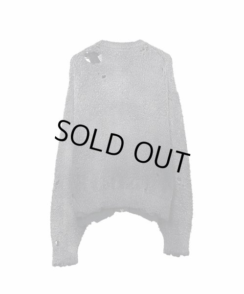 画像2: Maison MIHARA YASUHIRO　Sun Faded Like Knit Cardigan Black (2)