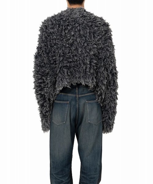 画像5: Maison MIHARA YASUHIRO　Bleached Shaggy Knit Sweater Bl;ack (5)