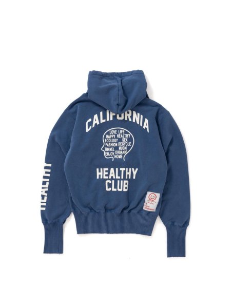 画像2: 【Perfect ribs×A LOVE MOVEMENT】CALIFORNIA HEALTHY CLUB Basic Hoodie (2)