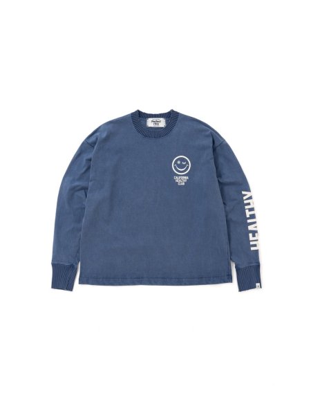 画像1: 【Perfect ribs×A LOVE MOVEMENT】CALIFORNIA HEALTHY CLUB Long Sleeve T Shirts (1)
